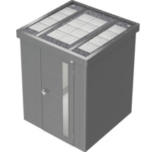 Gartenschrank mit Tür und bepflanztem Dach