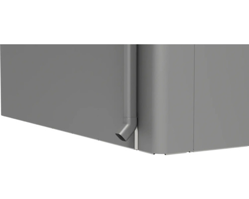 Regenwassertank mit Fallrohr