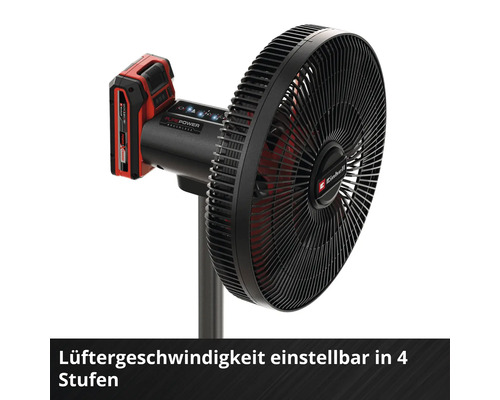 Einhell Akku-Ventilator mit Batterie für den Betrieb