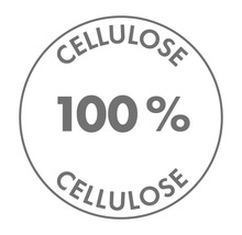 Siegel: 100 Prozent Zellulose