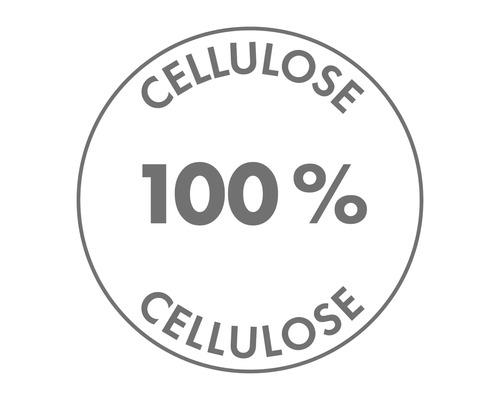 Siegel: 100 Prozent Zellulose