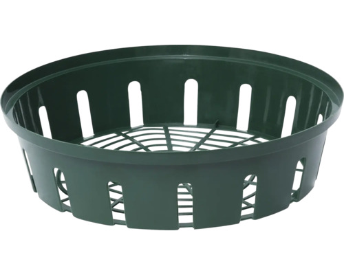 Runde Blumenampel aus Kunststoff mit Öffnungen für den Außenbereich