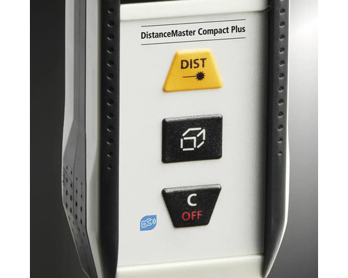 Detailansicht des Tastenfelds eines Entfernungsmessers DistanceMaster Compact Plus
