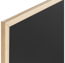 Kreidetafel mit Holzrahmen schwarz 60x90 cm