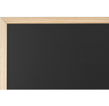 Kreidetafel mit Holzrahmen schwarz 60x90 cm