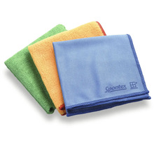 Drei Mikrofasertücher von Spontex