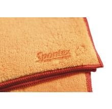 Spantex Reinigungstuch mit roter Umrandung