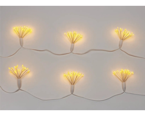 Lichterkette mit LED Blüten