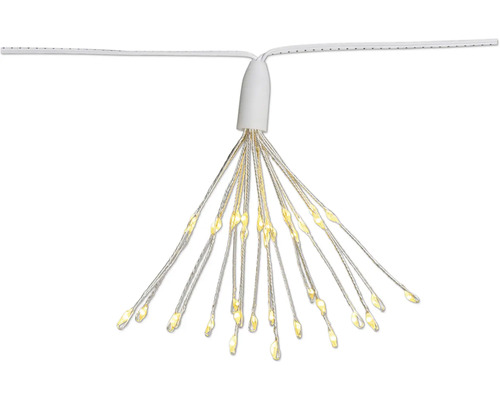 LED-Lichterkette mit mehreren Strängen und warmweissem Licht