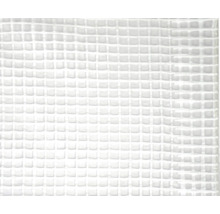 Nahaufnahme eines weißen Kunststoffgewebes