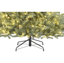 Künstlicher Weihnachtsbaum mit Lichtern und Metallständer