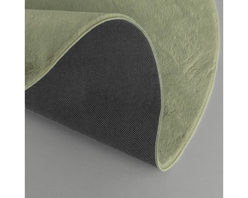 Runder Teppich mit rutschfester Unterseite