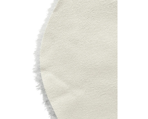 Detailansicht einer beigen Lederfaserplatte