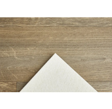 Dekorplatte mit Holzstruktur und weißem Muster