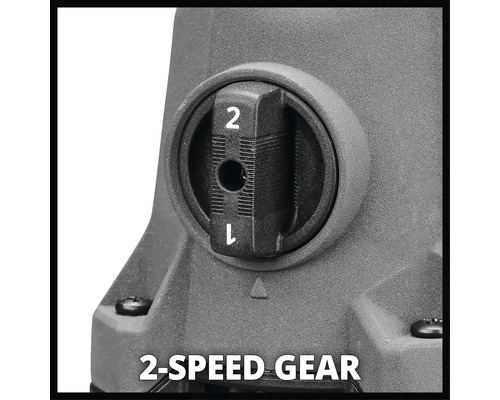 Nahaufnahme eines Zwei-Gang-Getriebes