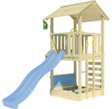 Spielturm mit Rutsche und Leiter für den Außenbereich