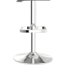 Barhocker Mayer Sitzmöbel 1235G_01_26476 44x48x85 cm Gestell chrom Sitz Kunstleder schlamm
