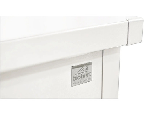 Biohort Logo auf einem Gartenprodukt