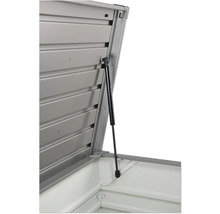 Detailansicht einer geöffneten Gerätebox mit Gasdruckfeder