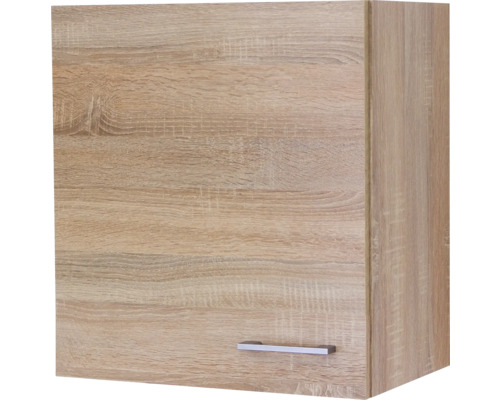 Holzfarbener Hängeschrank mit Griff