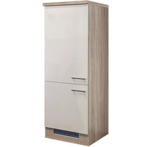 Hochschrank mit zwei Türen und Griffen