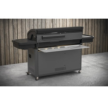 Grillstation mit Ablageflächen und Unterschrank auf Rollen