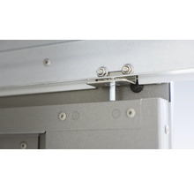 Mülltonnenbox Biohort Alex Duo 148 x 88 x 129 cm silber-metallic