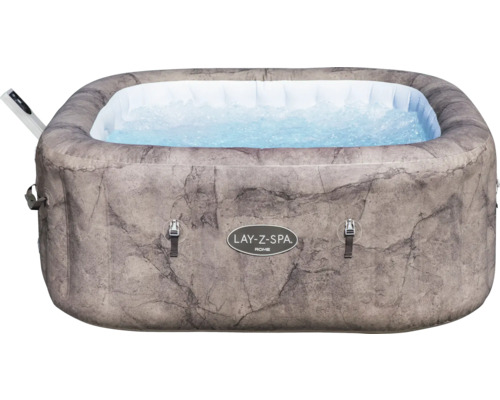 Aufblasbarer Lay-Z-Spa Whirlpool mit Steinmuster und Bedienfeld