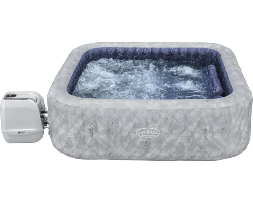 Aufblasbarer Lay Z Spa Whirlpool mit Wasser und Pumpe
