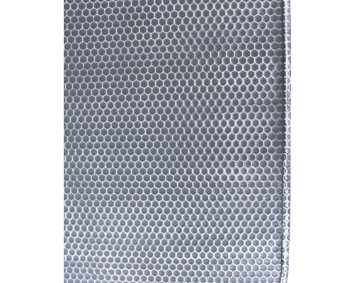 Nahaufnahme einer Aluminium-Wabenplatte