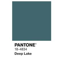 Pantone 18-4834 Deep Lake Farbfeld