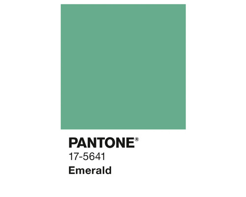 Pantone 17-5641 Emerald Farbfeld
