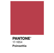 Pantone 17-1654 Poinsettia Farbstandard