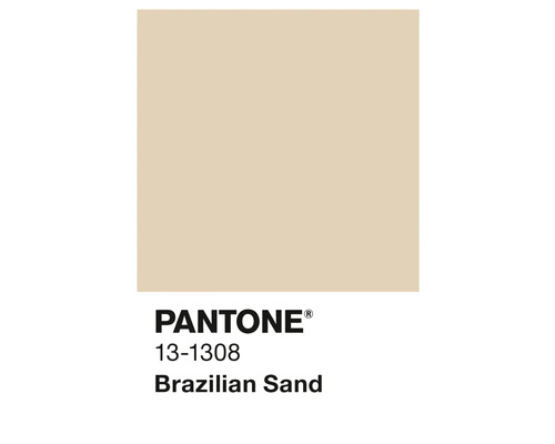 Pantone Farbe 13-1308 Brazilian Sand