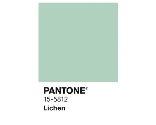Pantone Farbe 15-5812 Lichen