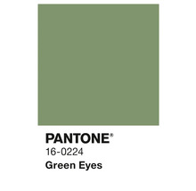 Pantone Farbton 16-0224 Green Eyes
