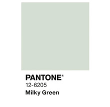 Pantone Farbe 12-6205 Milky Green