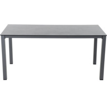 Rechteckiger Tisch mit Metallgestell