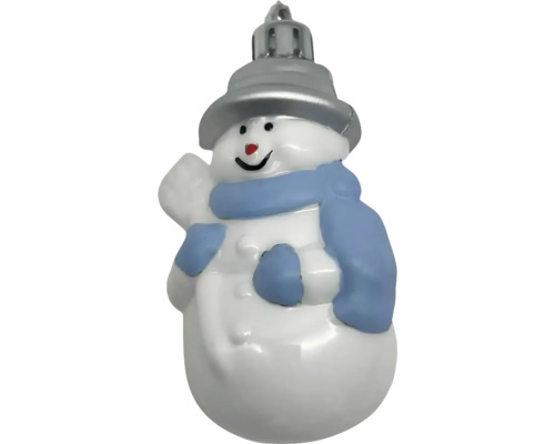 Schneemann Weihnachtsbaumschmuck mit Hut und Schal