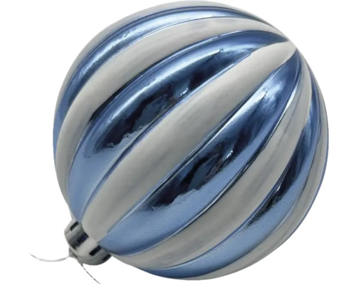 Weihnachtskugel mit Streifenmuster