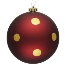 Weihnachtskugel mit Punkten
