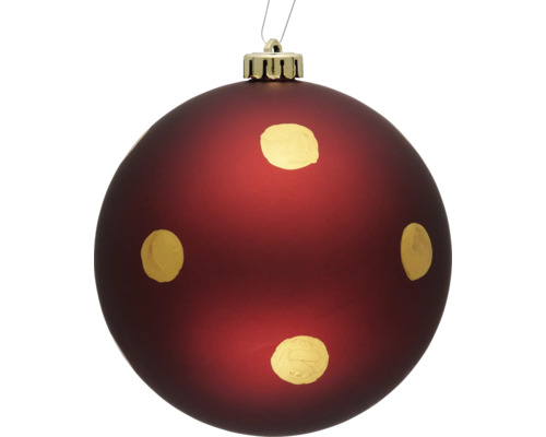 Weihnachtskugel mit Punkten