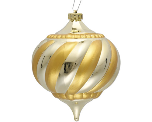 Weihnachtsbaumkugel mit spiralförmigem Muster