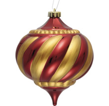 Weihnachtskugel mit gedrehtem Muster