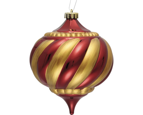 Weihnachtskugel mit gedrehtem Muster