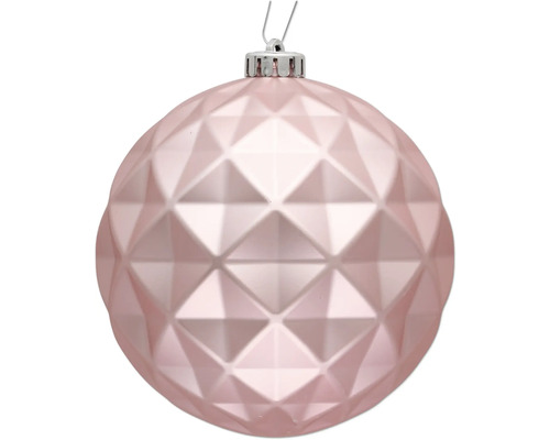 Dekorative Weihnachtskugel mit geometrischem Muster