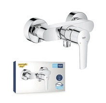 Grohe Eurosmart Waschtischarmatur zur Wandmontage und Produktverpackung