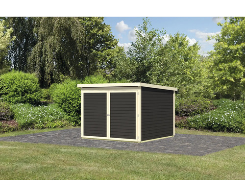 Gartenhaus mit Doppeltür im Garten