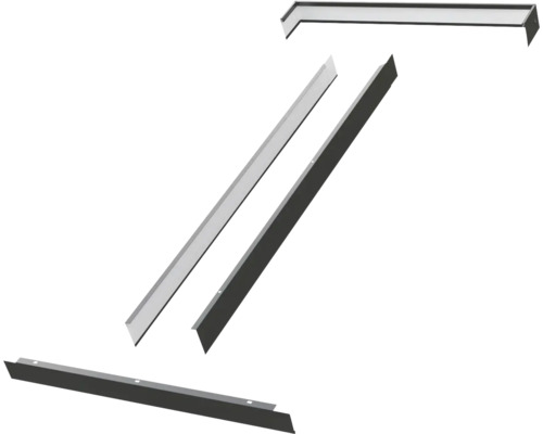 Mehrere Metallprofile für Trockenbauarbeiten