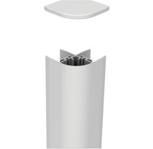 Aluminium Eckprofil mit Eckkappe